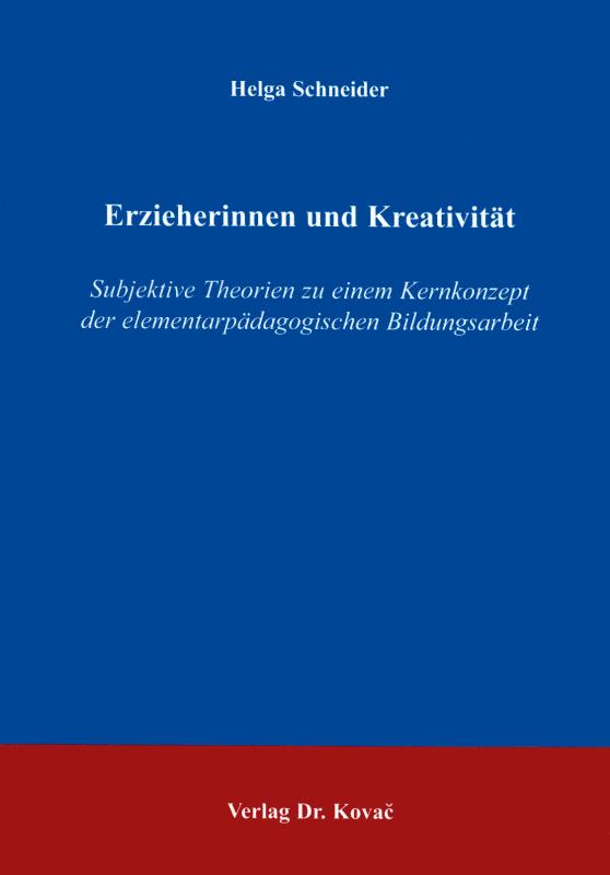 Cover-Bild Erzieherinnen und Kreativität