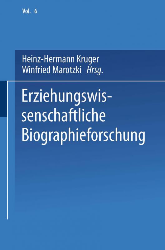 Cover-Bild Erziehungswissenschaftliche Biographieforschung