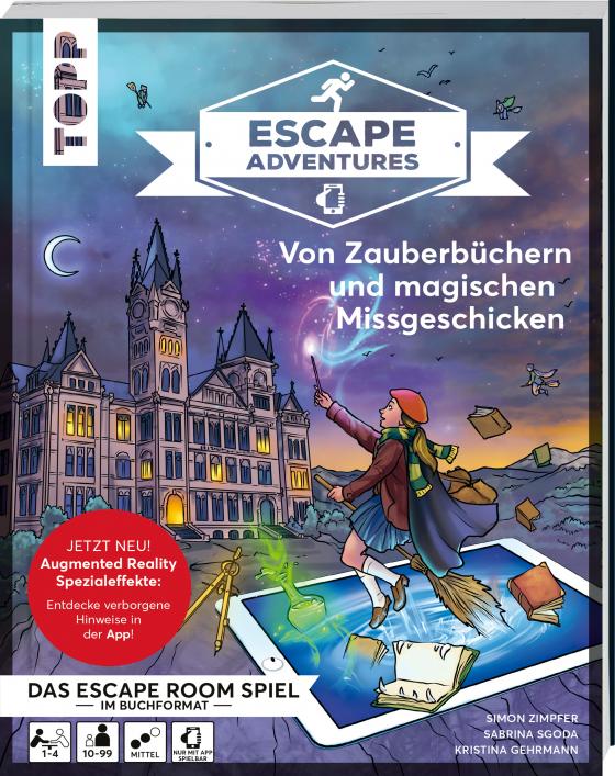 Cover-Bild Escape Adventures AR – Augmented Reality. Von Zauberbüchern und magischen Missgeschicken