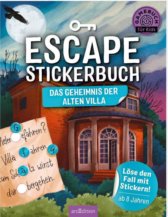 Cover-Bild Escape-Stickerbuch – Das Geheimnis der alten Villa