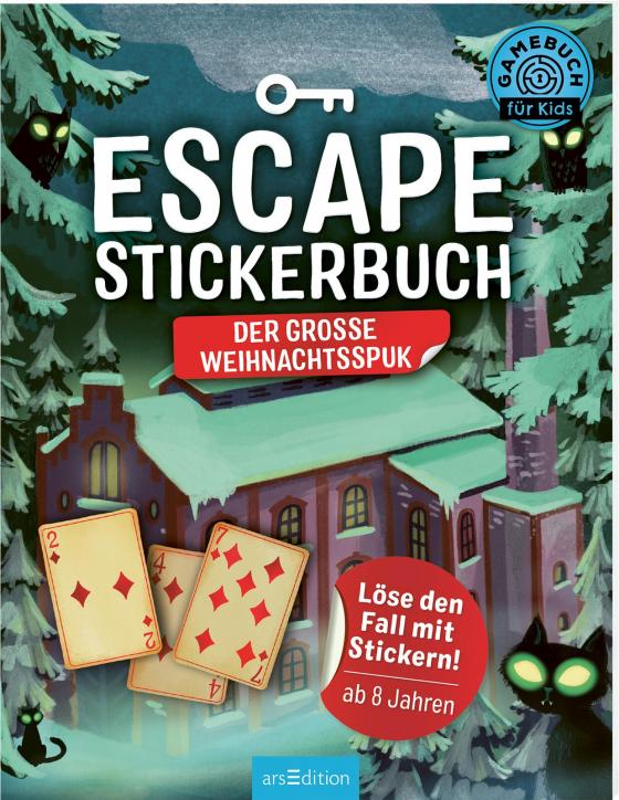 Cover-Bild Escape-Stickerbuch – Der große Weihnachtsspuk