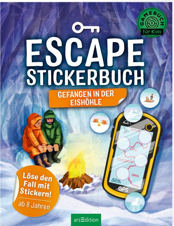 Cover-Bild Escape-Stickerbuch – Gefangen in der Eishöhle