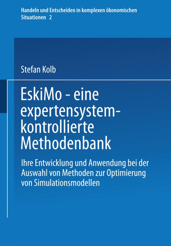 Cover-Bild EskiMo — eine expertensystemkontrollierte Methodenbank