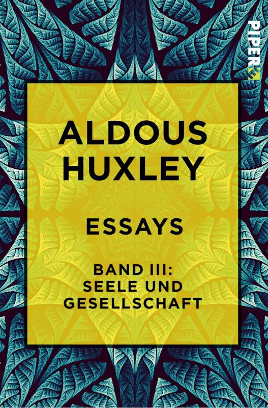 Cover-Bild Essays – Band III: Seele und Gesellschaft