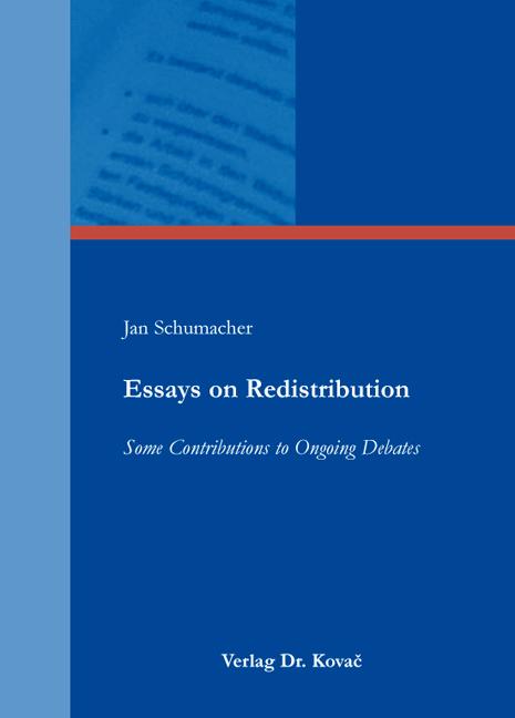 Cover-Bild Essays on Redistribution