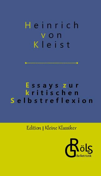 Cover-Bild Essays zur Selbstreflexion