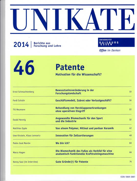 Cover-Bild Essener Unikate 46 : Patente