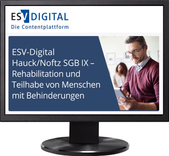 Cover-Bild ESV-Digital Hauck/Noftz SGB IX - Rehabilitation und Teilhabe von Menschen mit Behinderungen - Jahresabonnement bei Kombibezug Print und Datenbank