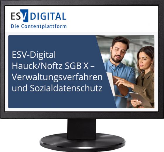 Cover-Bild ESV-Digital Hauck/Noftz SGB X - Verwaltungsverfahren und Sozialdatenschutz - Jahresabonnement bei Kombibezug Print und Datenbank