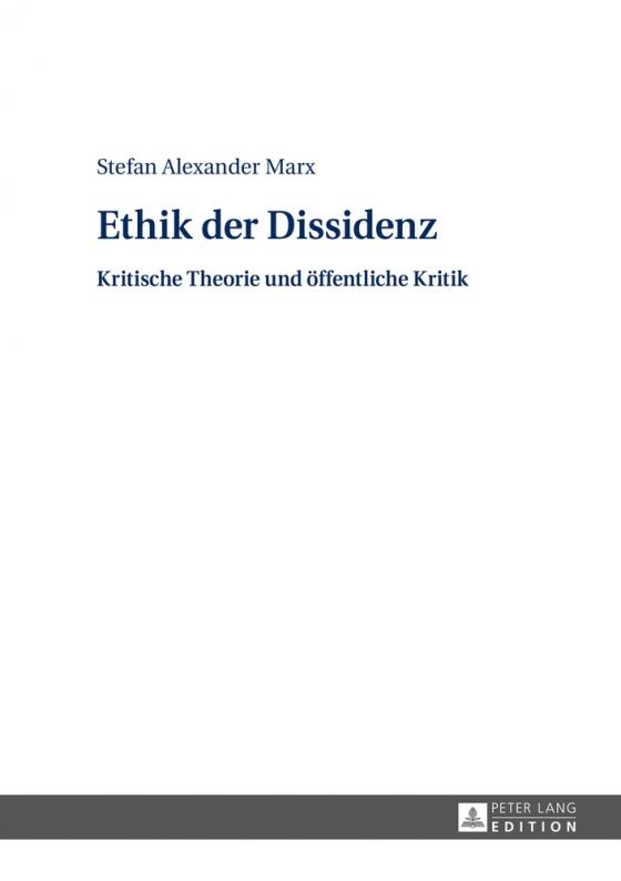 Cover-Bild Ethik der Dissidenz