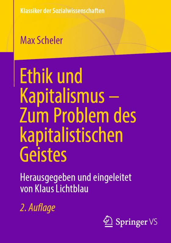 Cover-Bild Ethik und Kapitalismus – Zum Problem des kapitalistischen Geistes