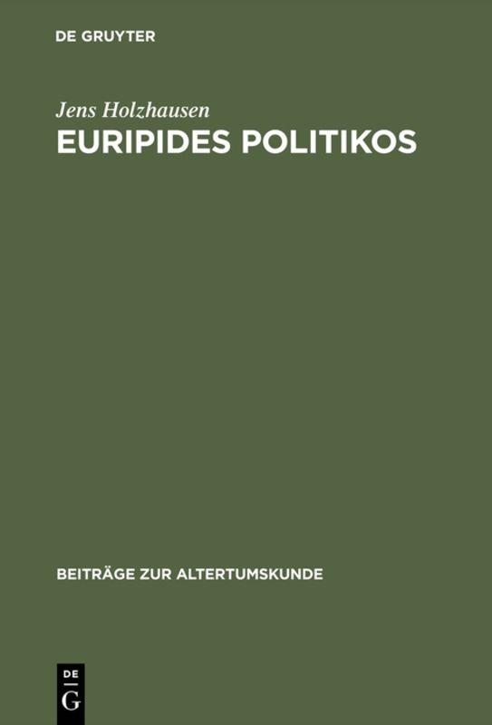 Cover-Bild Euripides Politikos