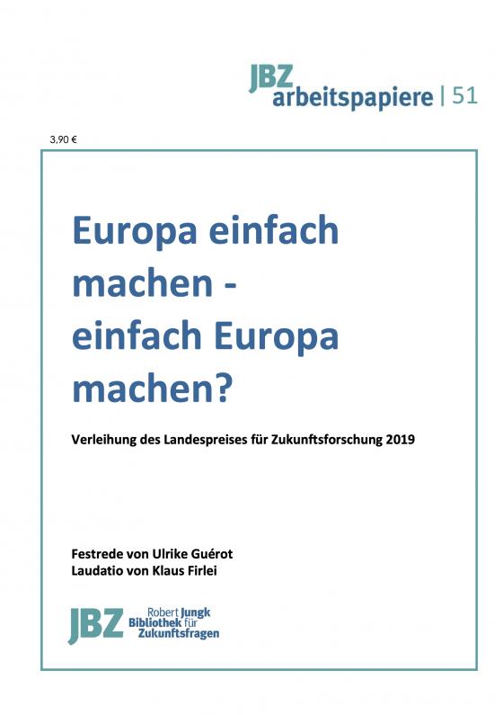 Cover-Bild Europa einfach machen - einfach Europa machen?