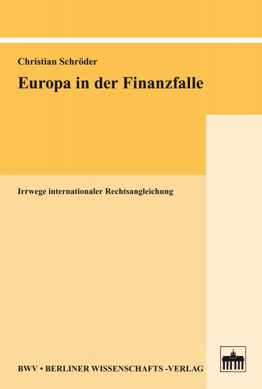 Cover-Bild Europa in der Finanzfalle