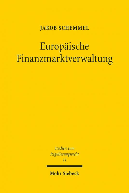 Cover-Bild Europäische Finanzmarktverwaltung