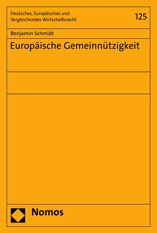 Cover-Bild Europäische Gemeinnützigkeit