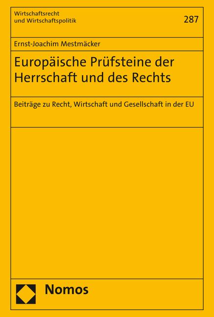 Cover-Bild Europäische Prüfsteine der Herrschaft und des Rechts