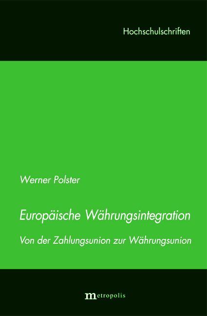 Cover-Bild Europäische Währungsintegration