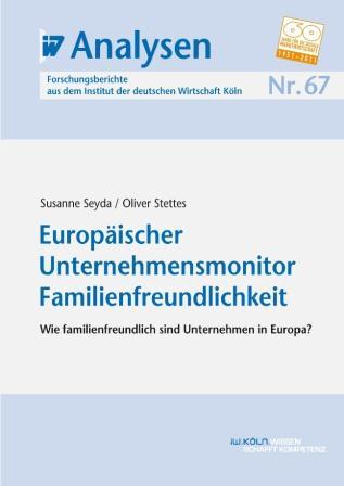 Cover-Bild Europäischer Unternehmensmonitor Familienfreundlichkeit