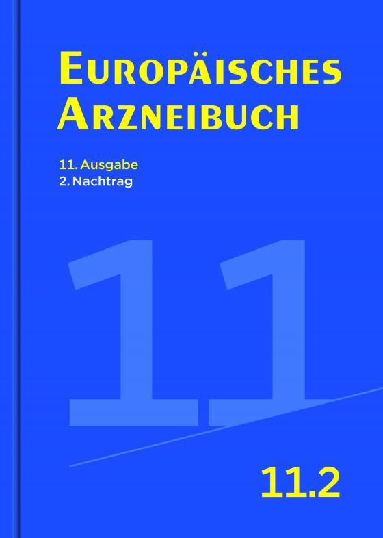Cover-Bild Europäisches Arzneibuch 11. Ausgabe, 2. Nachtrag