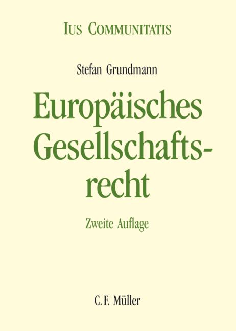 Cover-Bild Europäisches Gesellschaftsrecht