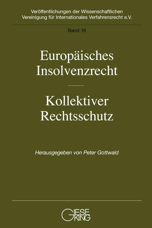 Cover-Bild Europäisches Insolvenzrecht-Kollektiver Rechtsschutz