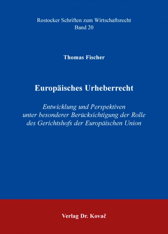 Cover-Bild Europäisches Urheberrecht