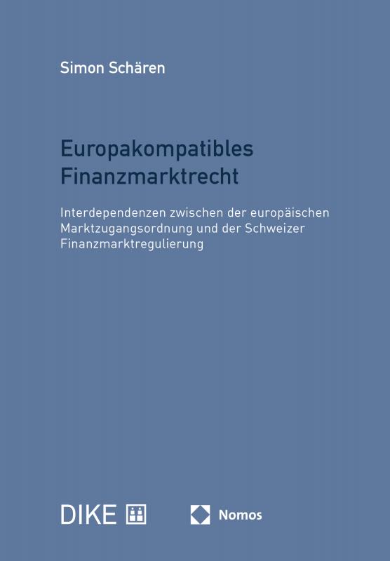 Cover-Bild Europakompatibles Finanzmarktrecht