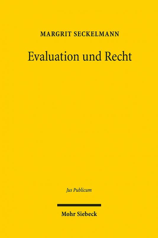 Cover-Bild Evaluation und Recht