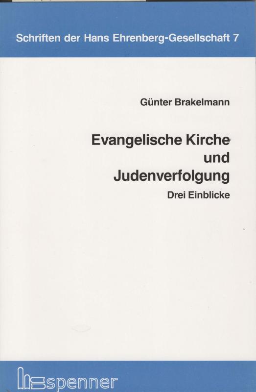 Cover-Bild Evangelische Kirche und Judenverfolgung