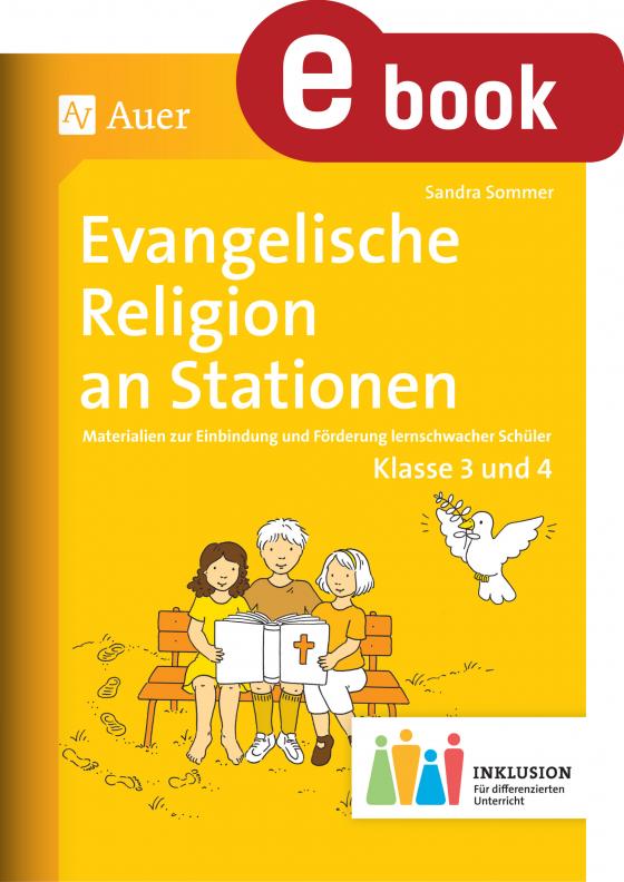 Cover-Bild Evangelische Religion an Stationen 3-4 Inklusion