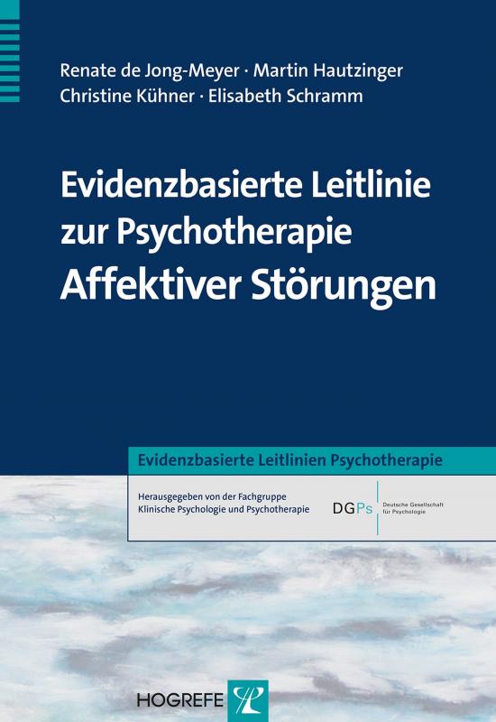 Cover-Bild Evidenzbasierte Leitlinie zur Psychotherapie Affektiver Störungen