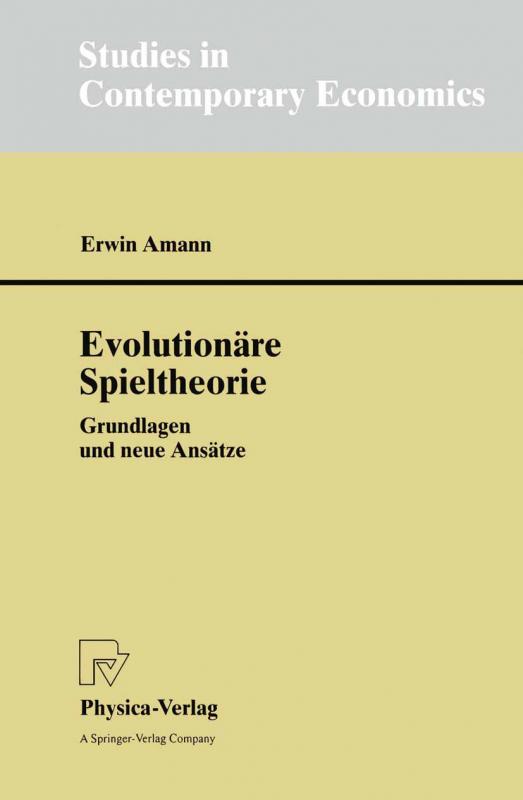 Cover-Bild Evolutionäre Spieltheorie