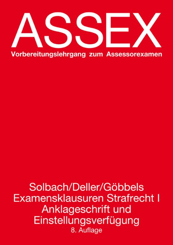 Cover-Bild Examensklausuren, Strafrecht 1