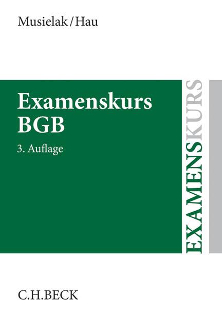 Cover-Bild Examenskurs BGB