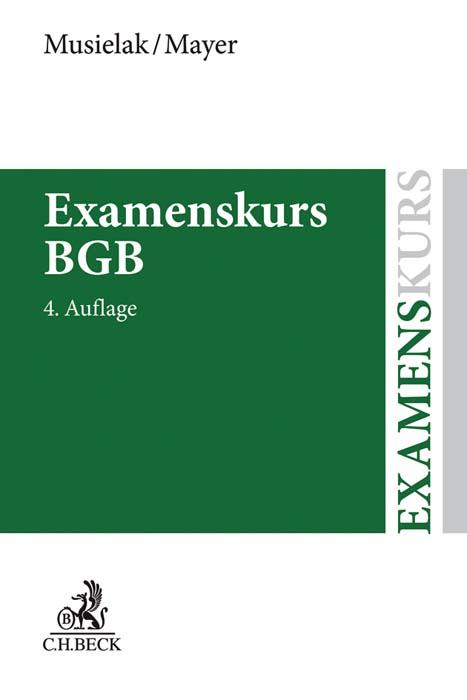 Cover-Bild Examenskurs BGB