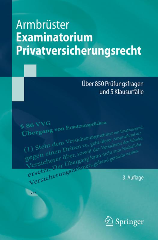 Cover-Bild Examinatorium Privatversicherungsrecht