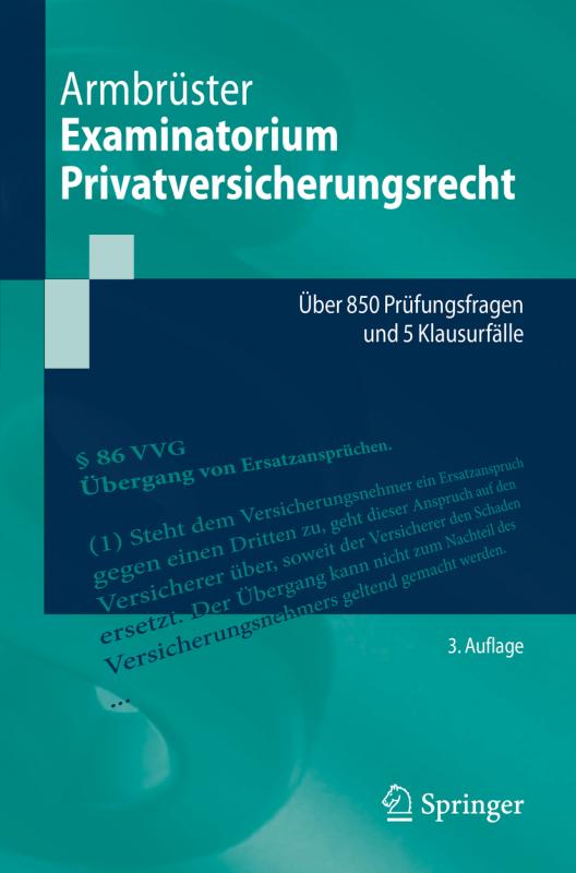 Cover-Bild Examinatorium Privatversicherungsrecht