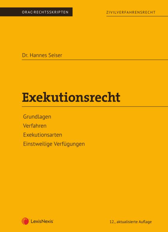 Cover-Bild Exekutionsrecht (Skriptum)