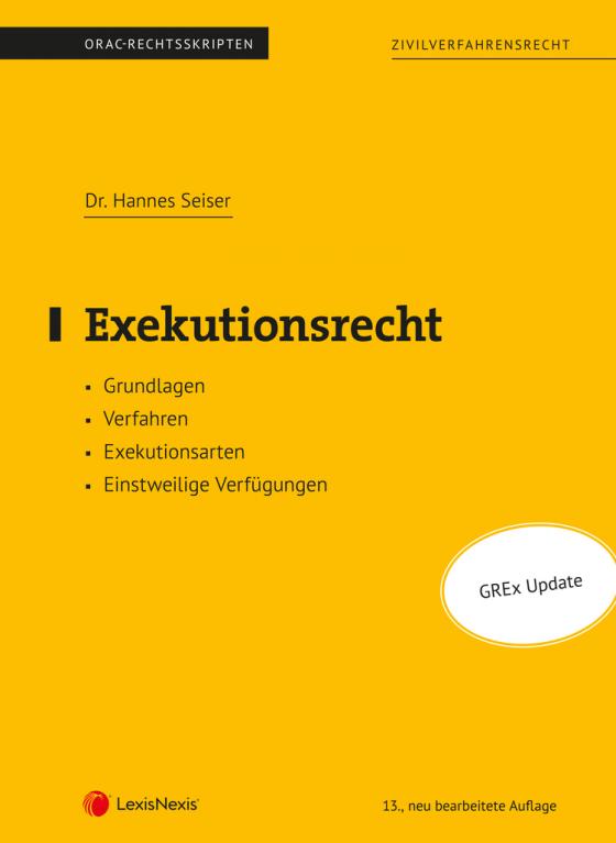 Cover-Bild Exekutionsrecht (Skriptum)