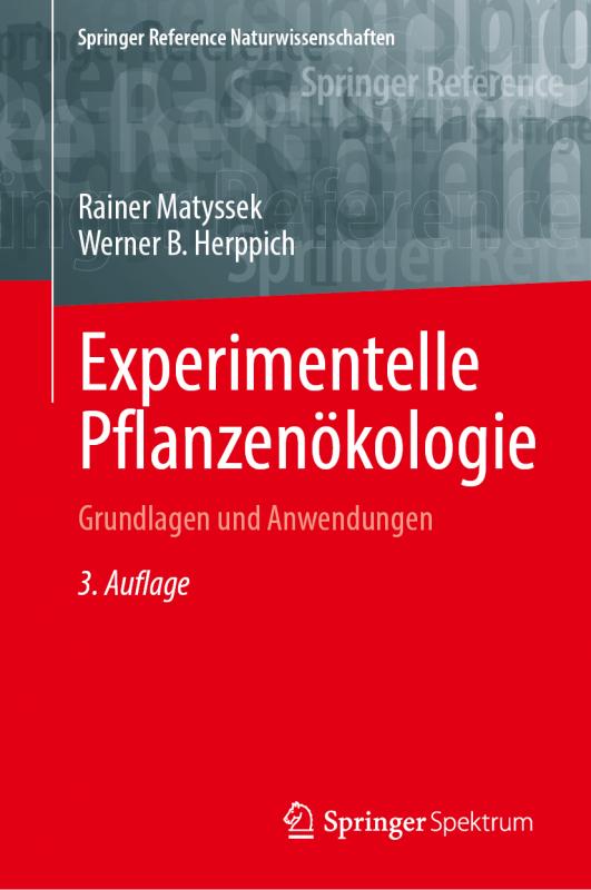 Cover-Bild Experimentelle Pflanzenökologie