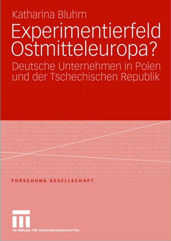Cover-Bild Experimentierfeld Ostmitteleuropa?