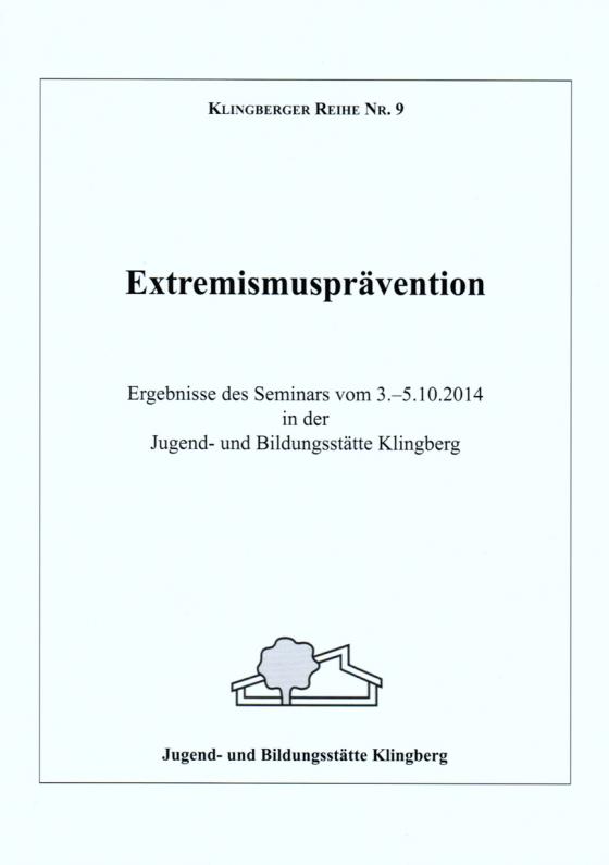 Cover-Bild Extremismusprävention