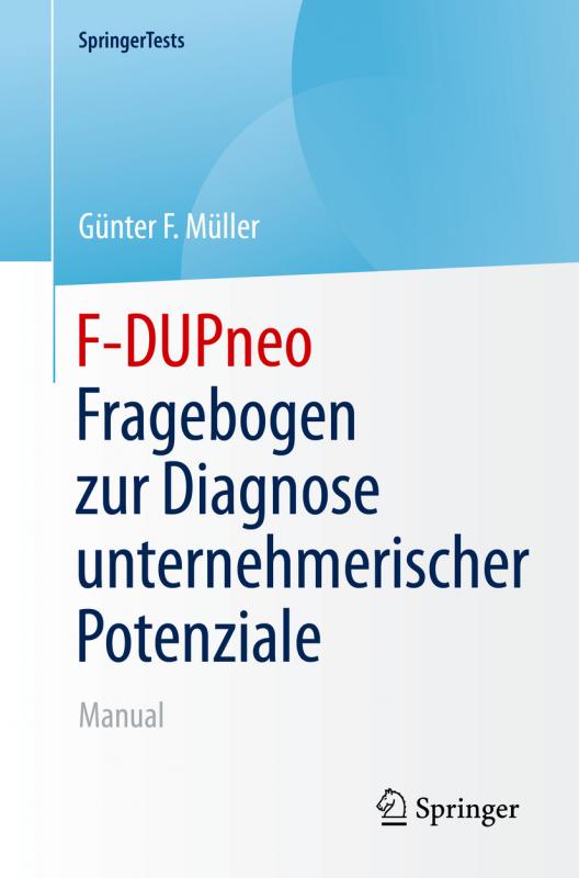 Cover-Bild F-DUPneo - Fragebogen zur Diagnose unternehmerischer Potenziale