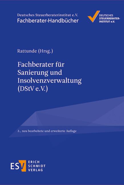 Cover-Bild Fachberater für Sanierung und Insolvenzverwaltung (DStV e. V.)