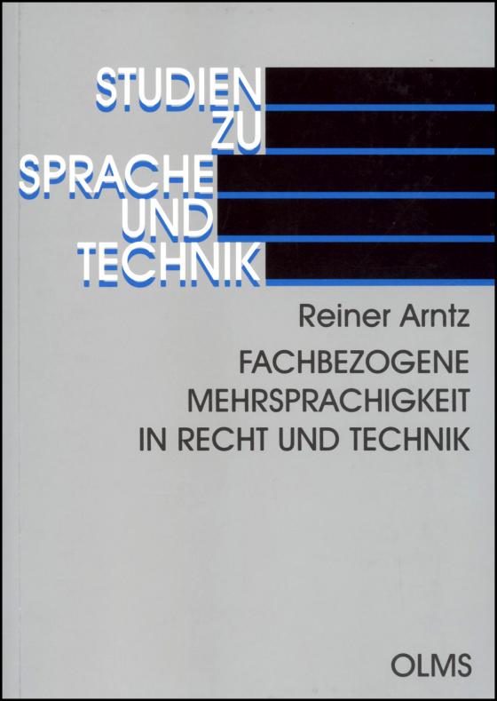 Cover-Bild Fachbezogene Mehrsprachigkeit in Recht und Technik