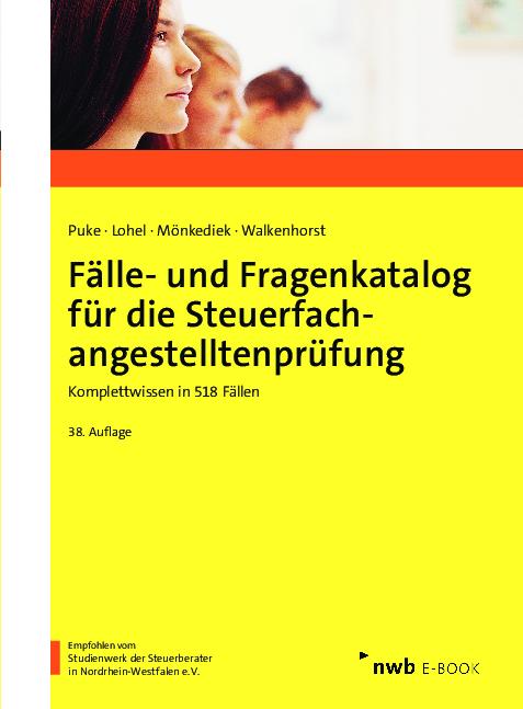 Cover-Bild Fälle- und Fragenkatalog für die Steuerfachangestelltenprüfung