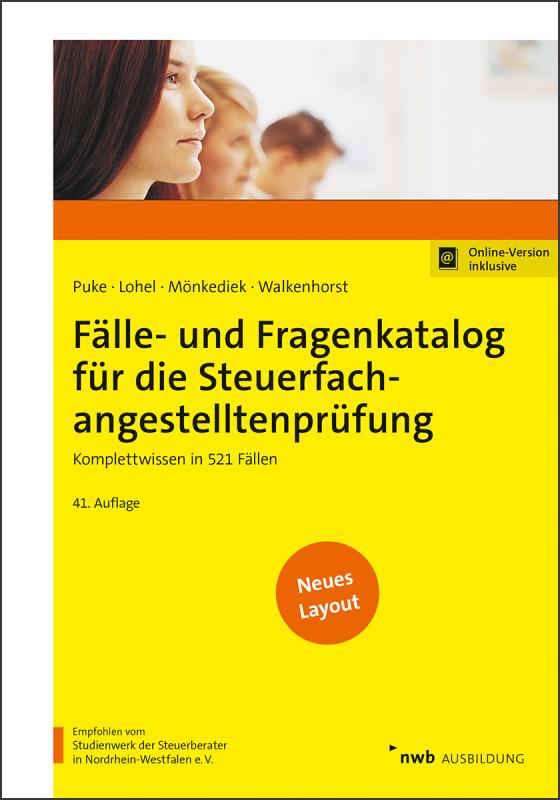 Cover-Bild Fälle- und Fragenkatalog für die Steuerfachangestelltenprüfung