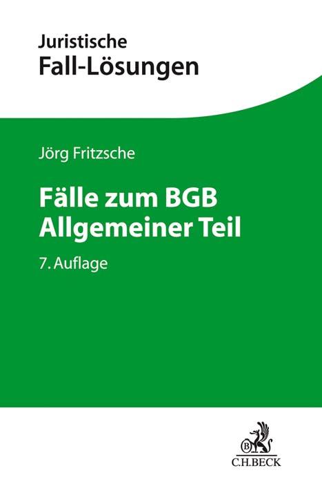 Cover-Bild Fälle zum BGB Allgemeiner Teil
