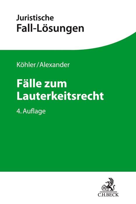 Cover-Bild Fälle zum Lauterkeitsrecht